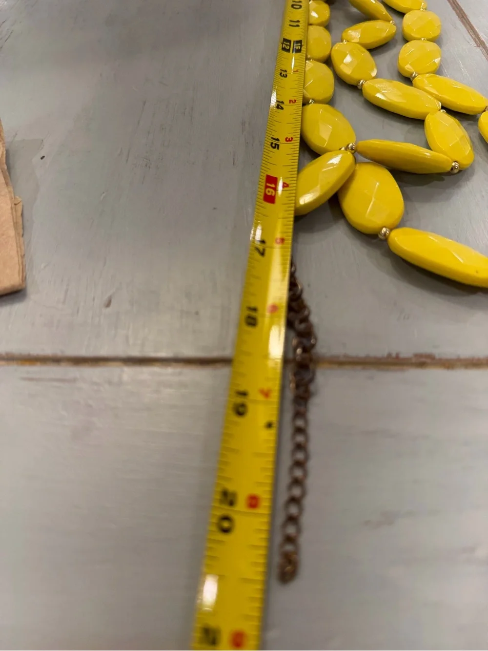 Yellow Statement Bib Necklace and Earring Set
